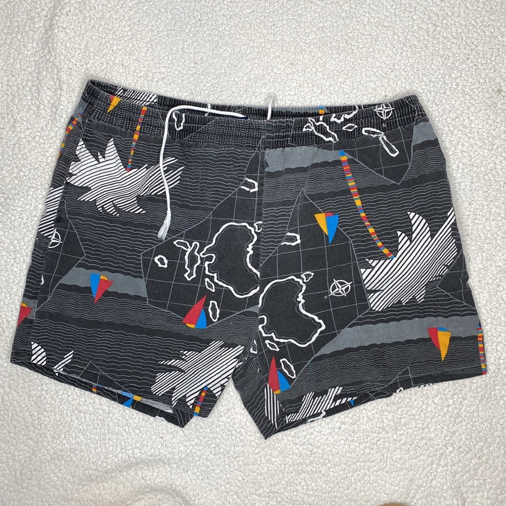 Vintage Blair Nautical AOP Shorts: Size XXL